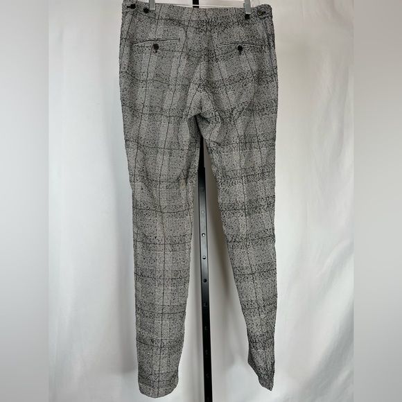 ASOS Men’s Black and White Plaid Dress Pants size 34”x 34” - Picture 2 of 8